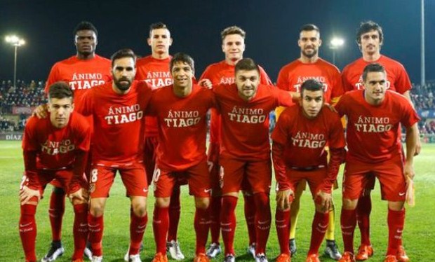 Футболисты «Атлетико» поддержали Тиагу