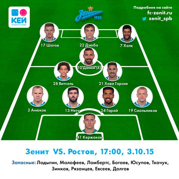 Михаил Кержаков выйдет в основе «Зенита» на матч с «Ростовом»