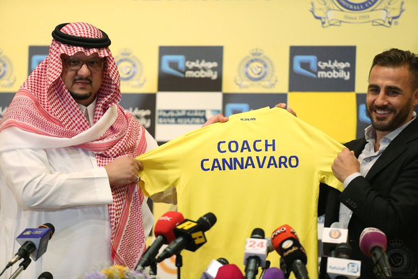 Каннаваро представлен в качестве тренера «Аль-Нассра»