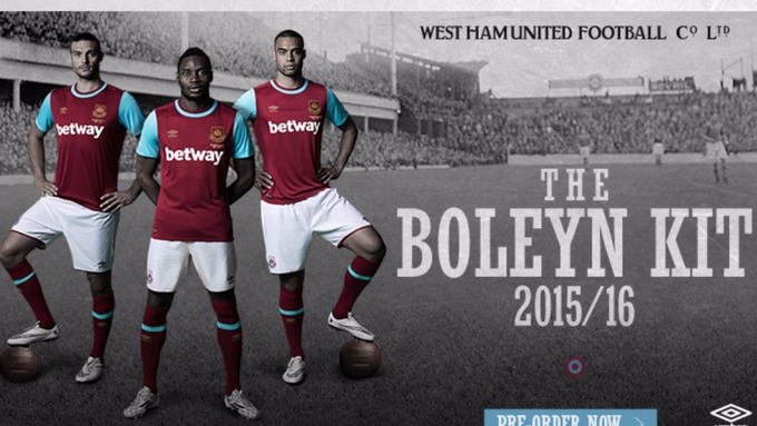 «Вест Хэм» представил форму на сезон 2015/16