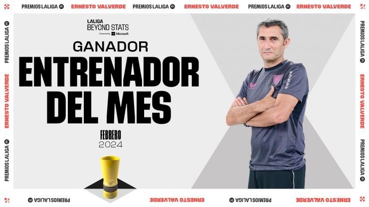 Эрнесто Вальверде — лучший тренер Ла Лиги по итогам февраля