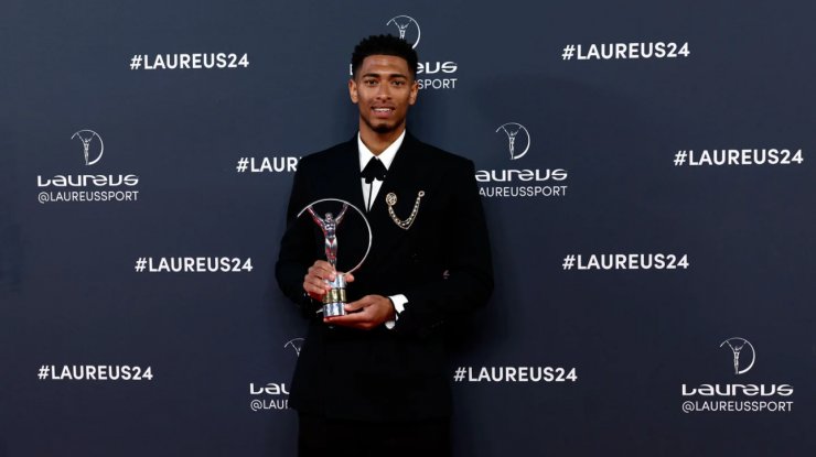 Беллингем получил премию «Прорыв года» от Laureus World Sports Awards