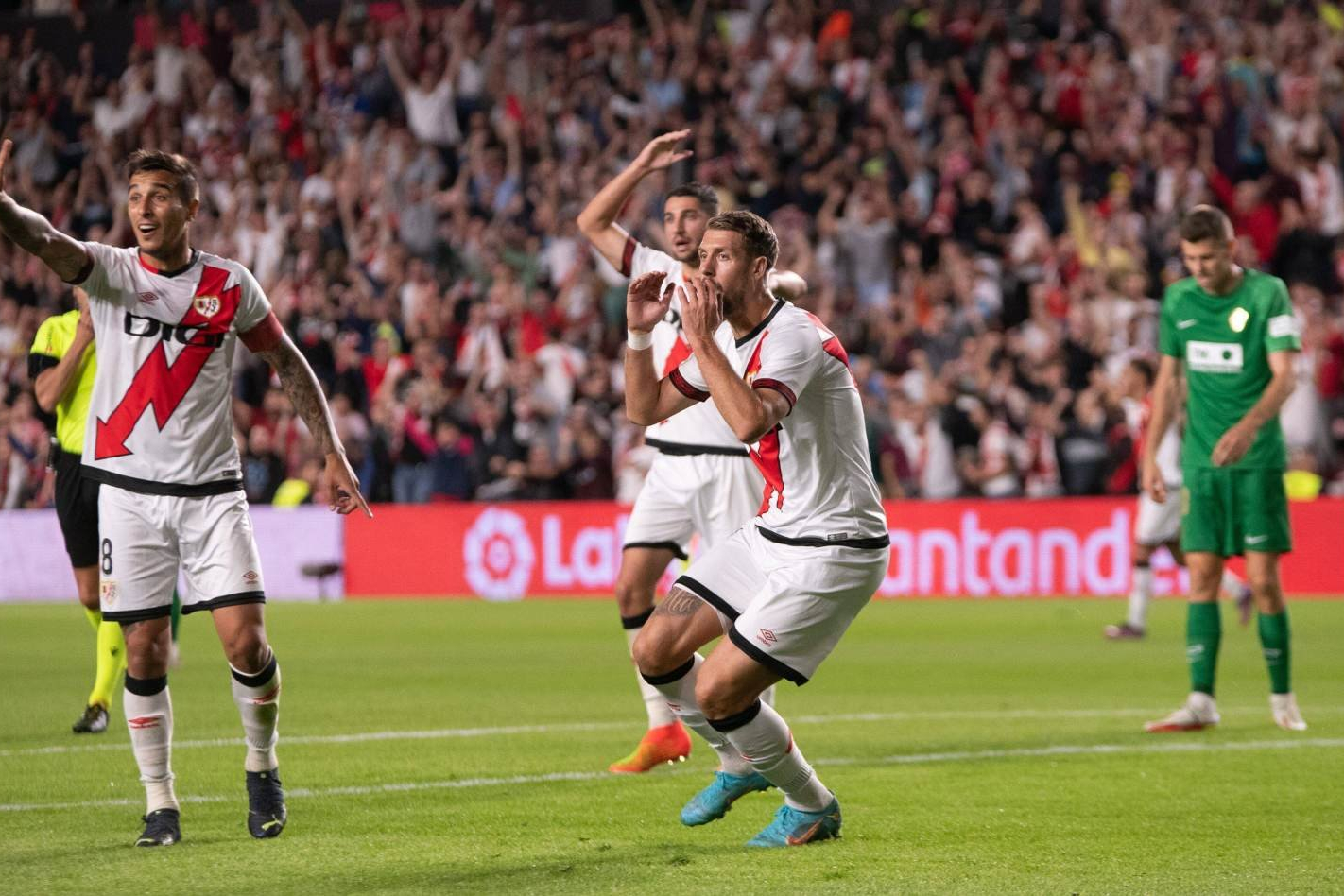 осасуна райо вальекано статистика личных встреч