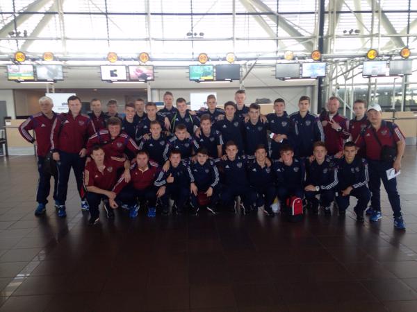 Сборная России прибыла в Чили на чемпионат мира U-17