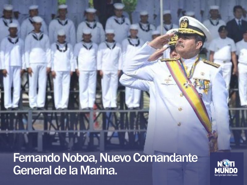 Отец Нобоа стал главнокомандующим ВМФ Эквадора