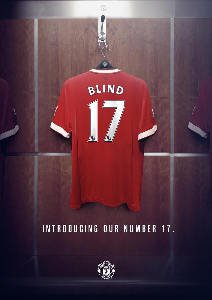 Блинд получил в «Манчестер Юнайтед» 17-й номер