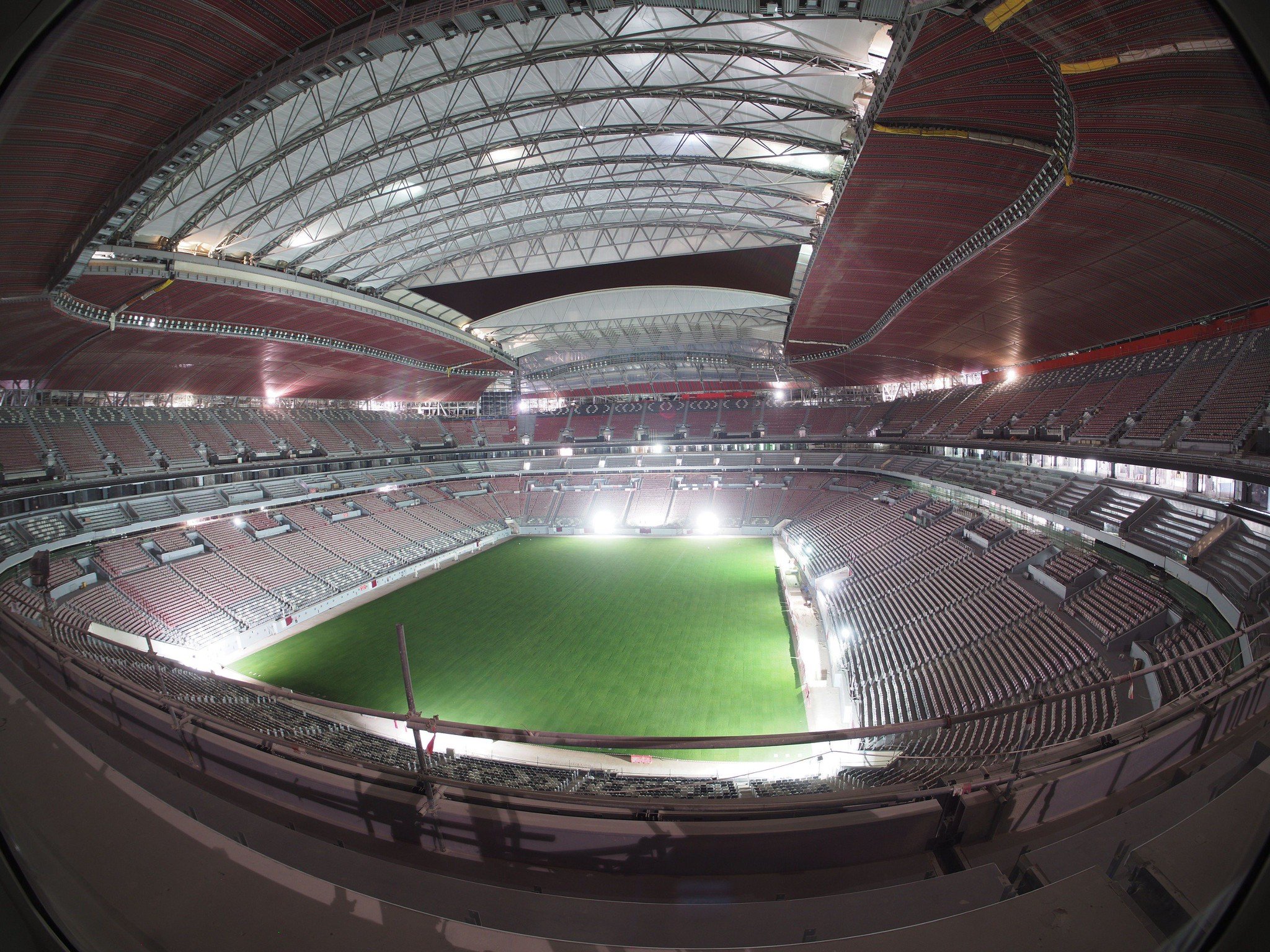 Стадион хабарлари. Стадион al Bayt Stadium. Борг Эль араб стадион. Чанг Арена Бурирам стадион. Вместимость стадиона в Катаре.