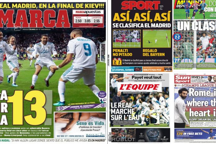 «„Реал“ шёл в финал по воде». Обзор европейской прессы