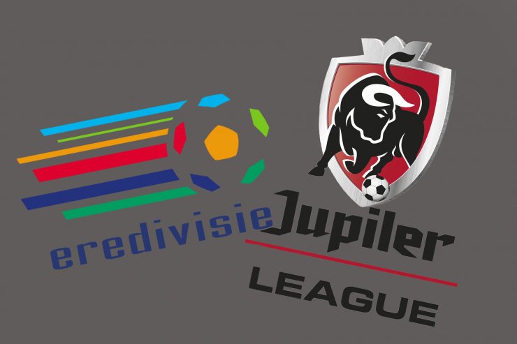 Логотипы Эредивизие и бельгийской Про-Лиги