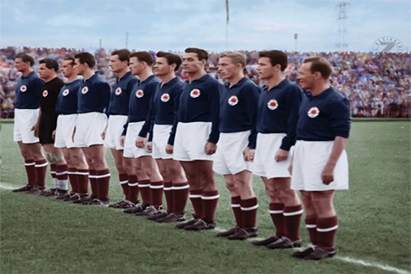 Чемпионат мира 1950: белое и красное для вратаря