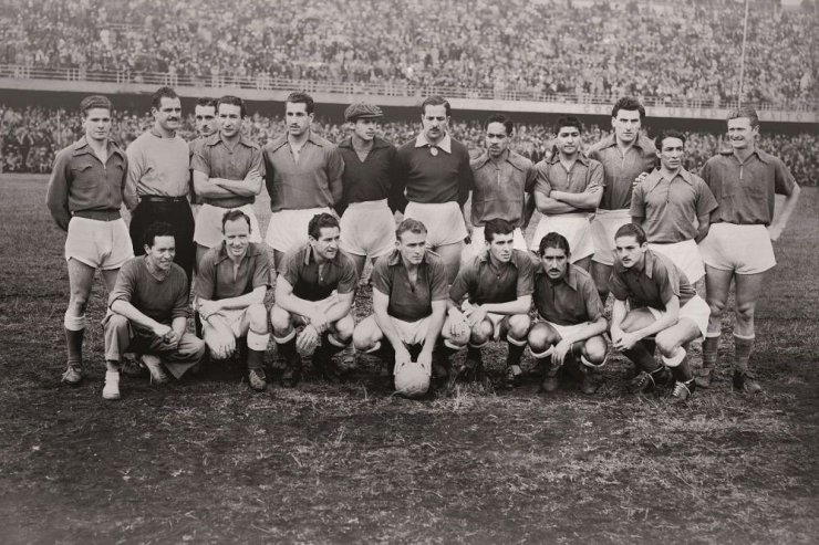 Игроки «Мильонариоса» в 1949 году