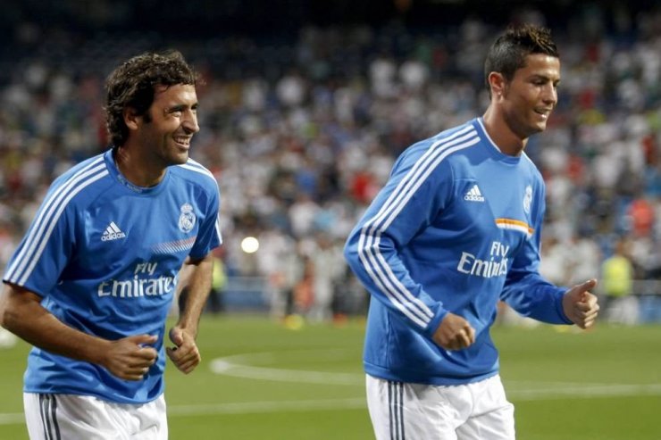 Легенды «Реала» Рауль и Роналду