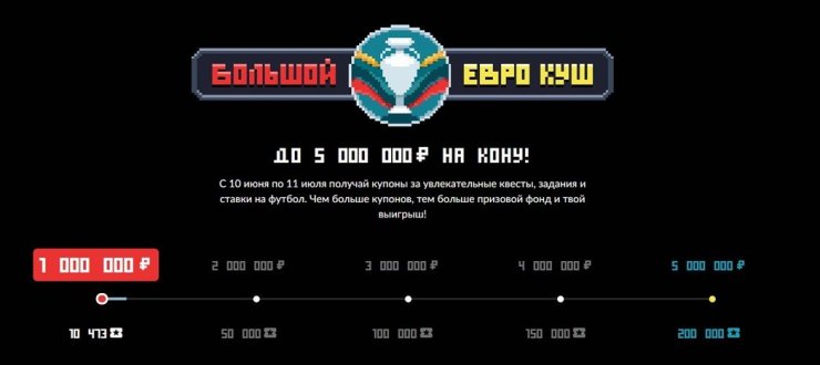 «Большой Евро Куш» – новая акция от BetBoom с призом в 5 миллионов рублей