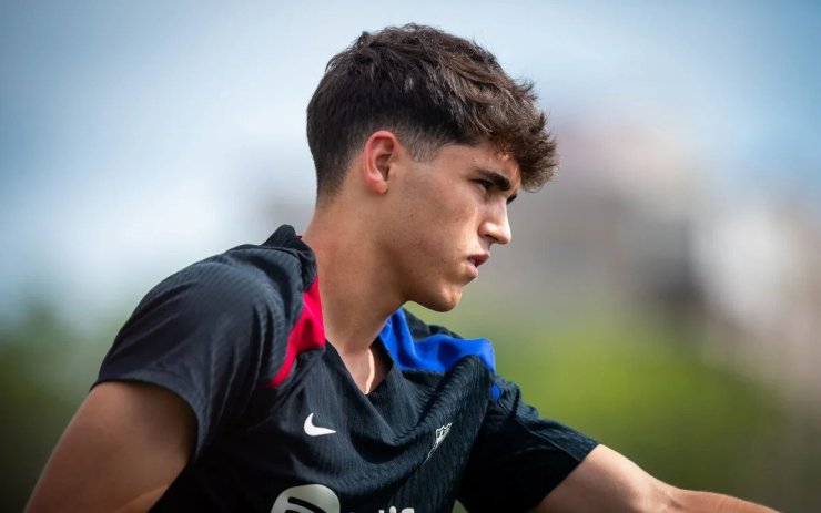 Кубарси на тренировке Барселоны