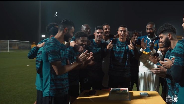 Игроки «Аль-Насра» поздравили Роналду с днём рождения