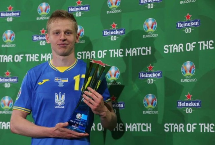 Зинченко — лучший игрок матча Швеция — Украина