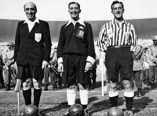 Особенности судейства на чемпионатах мира с 1930 по 1954 годы