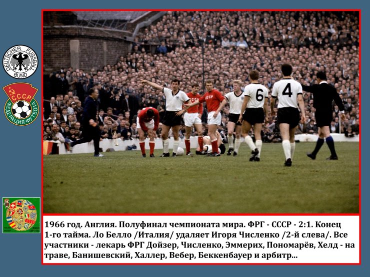 Чемпионат мира 1966: несколько фото сборной СССР в Брегенце до мундиаля и фотозарисовка о некоторых моментах полуфинала СССР — Германия