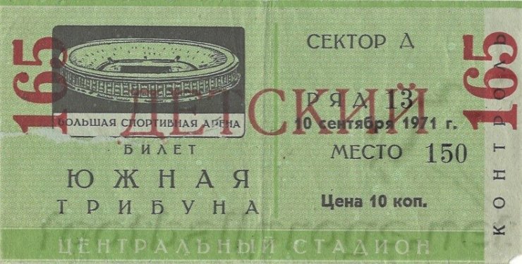 Билет на футбол. Можно было и без билета: свидетельства и свидетели эпохи.