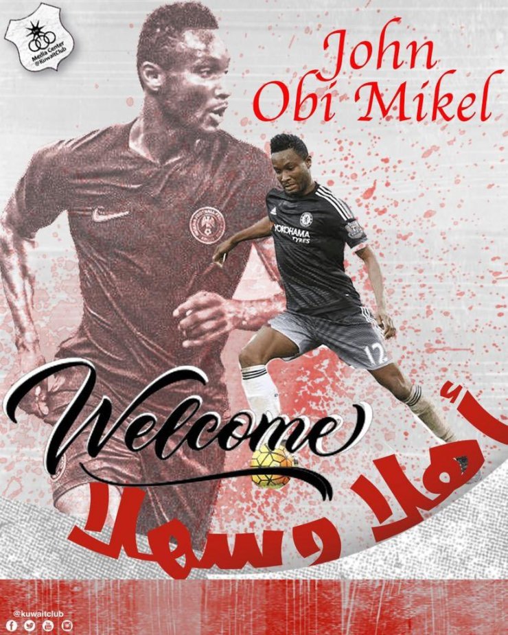 Бывший полузащитник «Челси» Оби Микел перешёл в клуб из чемпионата Кувейта
