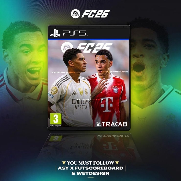 Мусиала и Беллингем будут на обложке EA FC 26