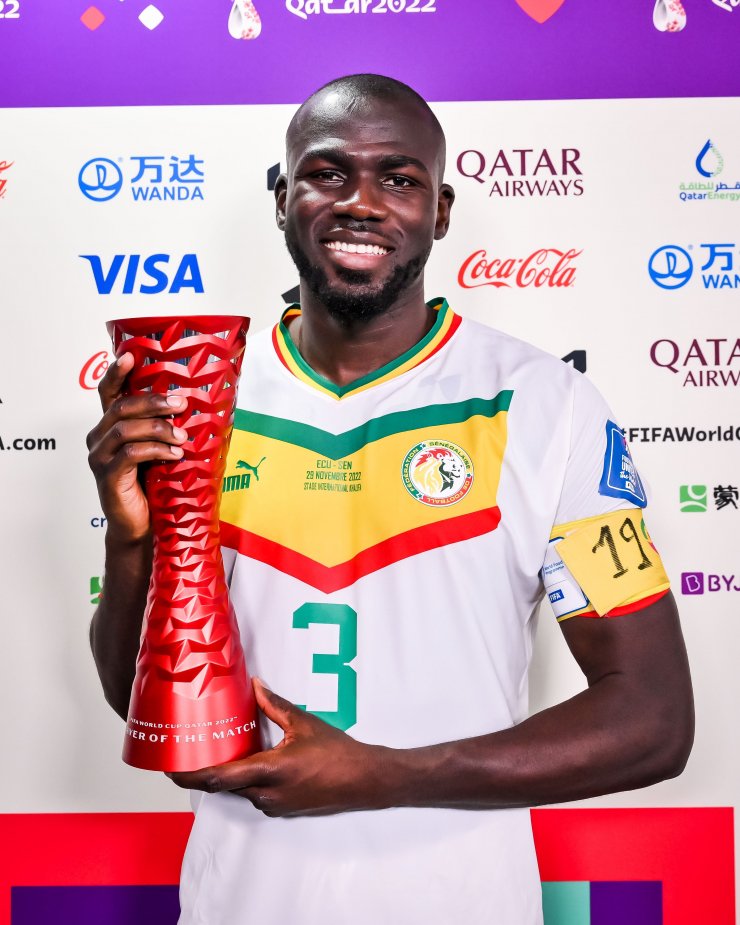Кулибали — лучший игрок матча Эквадор — Сенегал