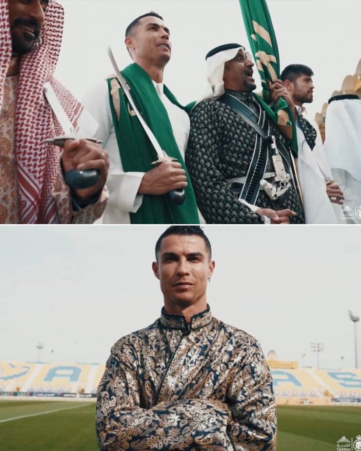 Роналду с саблей отпраздновал День основания Саудовской Аравии