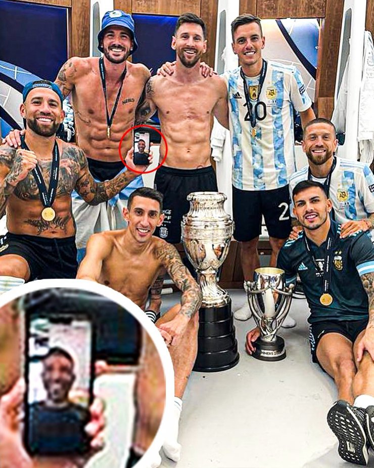 Игроки сборной Аргентины позвонили Агуэро после победы в Финалиссиме