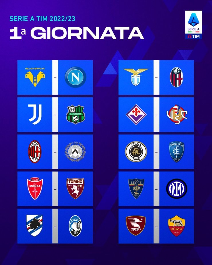 Серия А опубликовала календарь сезона 2022/23