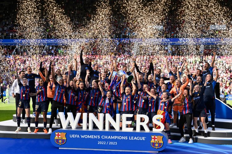 «Барселона» выиграла женскую Лигу чемпионов
