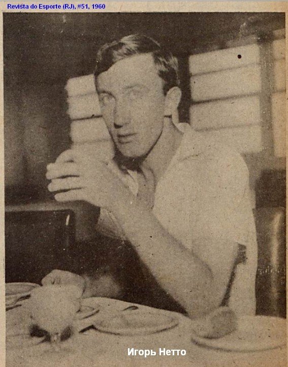 Московский «Спартак» в Бразилии в 1959. Николай Озеров раньше был и центрфорвардом, и вратарём Спартака, а в ходе турне стал и кинорепортёром, и литератором. О пользе чтения советских газет
