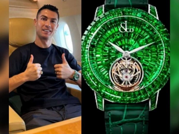 Роналду по случаю перехода в «Аль-Наср» подарили часы за 780 тысяч долларов