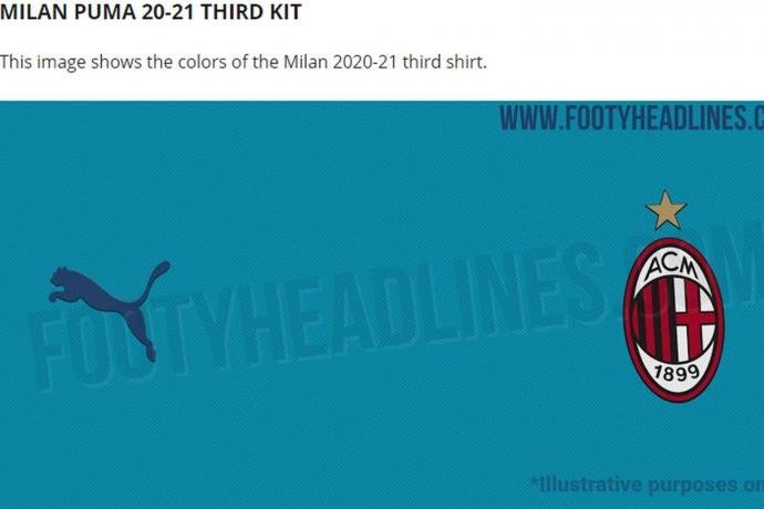 В следующем сезона у «Милана» появится синий комплект формы