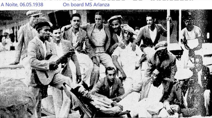 Чемпионат мира 1934: фото тренировок бразильцев на борту посреди океана до сих пор вызывают неразбериху