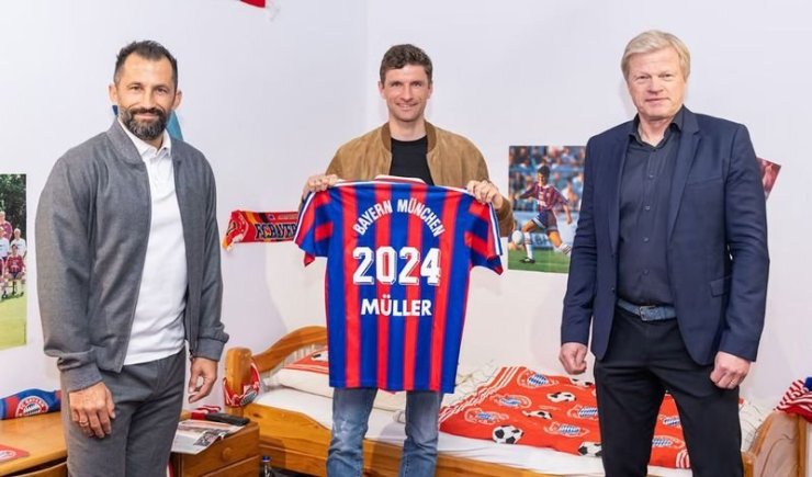 «Бавария» объявила о продлении контракта с Мюллером