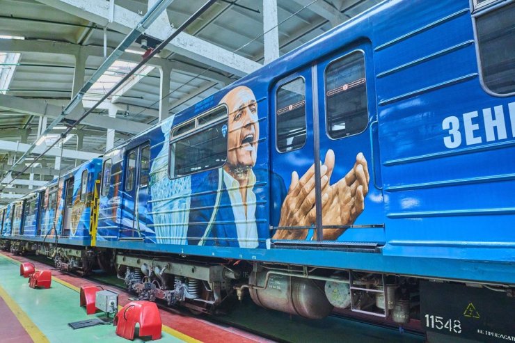 «Зенит» совместно с Петербургским метрополитеном запустят уникальный поезд