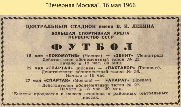 Билет на футбол. Можно было и без билета: свидетельства и свидетели эпохи.