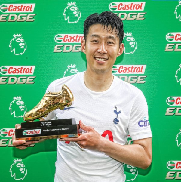 Сон — первый азиатский игрок, который выиграл «Золотую бутсу» АПЛ