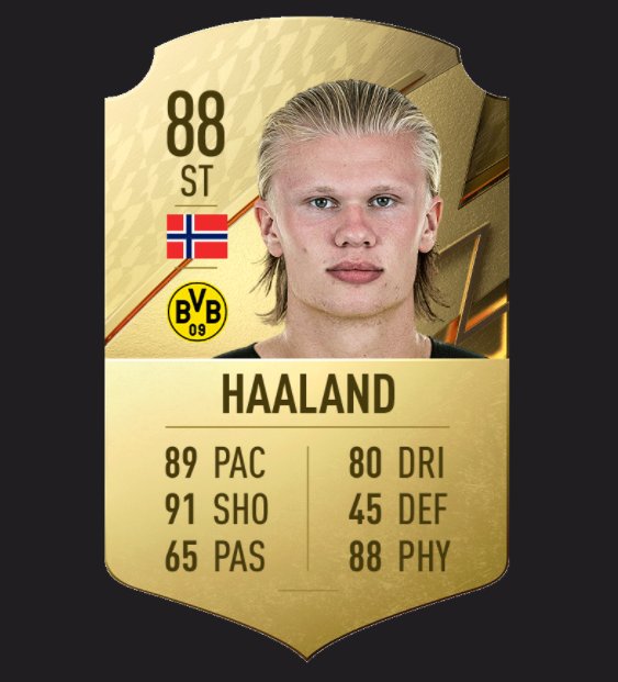 Холанд — лучший молодой игрок в FIFA 22