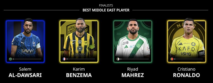Роналду претендует на звание лучшего игрока Ближнего Востока