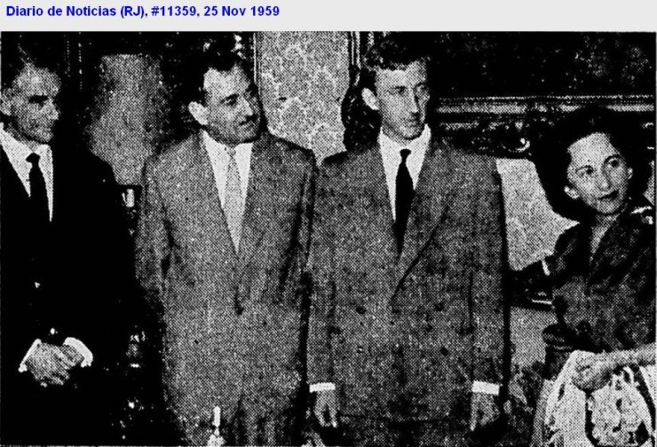 Турне московского «Спартака» в Южную Америку в 1959 начиналось в Бразилии. Кто был в делегации? Кого бразильская пресса называла «русским Гарринчей»? Был ли в составе Моцарт?