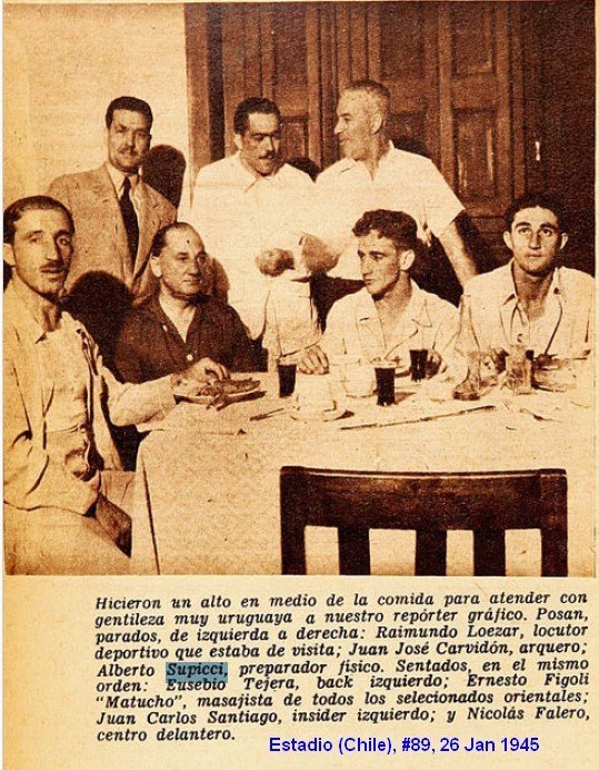 Чемпионат мира 1930: Эктор Гутинк и его сборная Бельгии. Альберто Феликс Суппичи и его чемпионская команда Уругвая