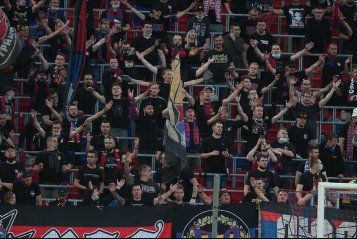 Болельщики ЦСКА