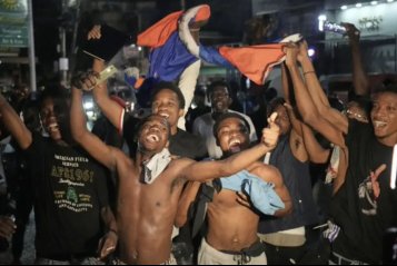 Болельщики сборной Гаити по футболу