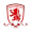 Логотип футбольный клуб Мидлсбро (до 18)