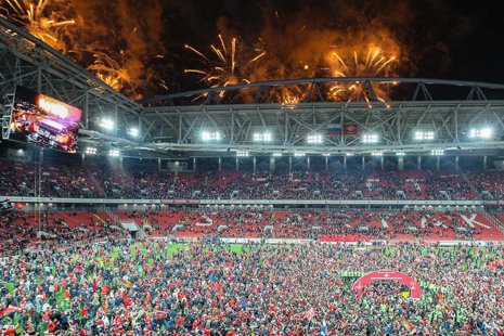 Как «Спартак» отмечал чемпионство
