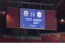 Счет на табло в матче Барселона - Бавария